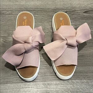 Bernie Mev Freesia Slide Wedge Sandals, size 38 (US size 7.5-8)